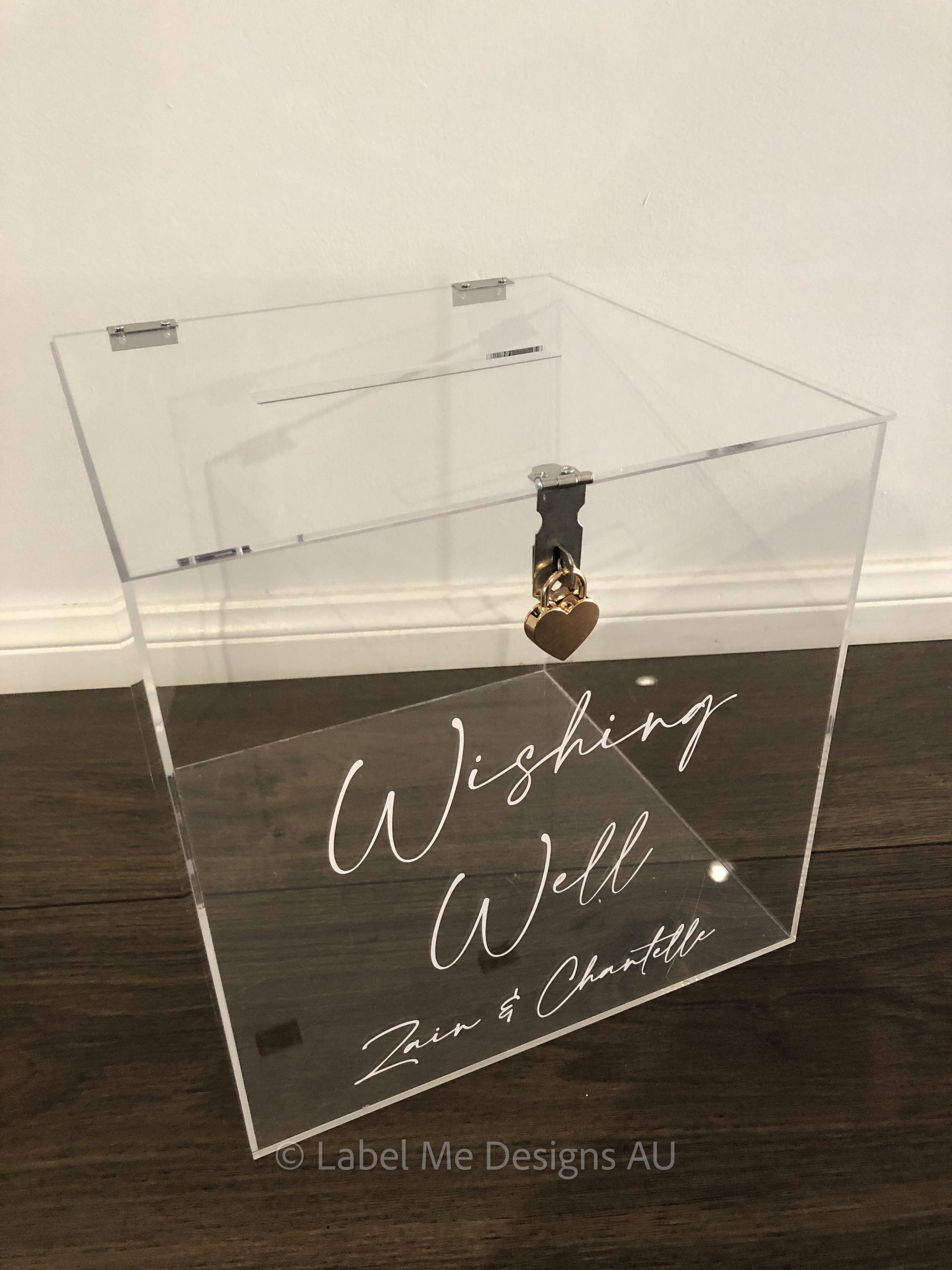 Acrylic Wishing Well – Hire Only (Coomera, Gold Coast)