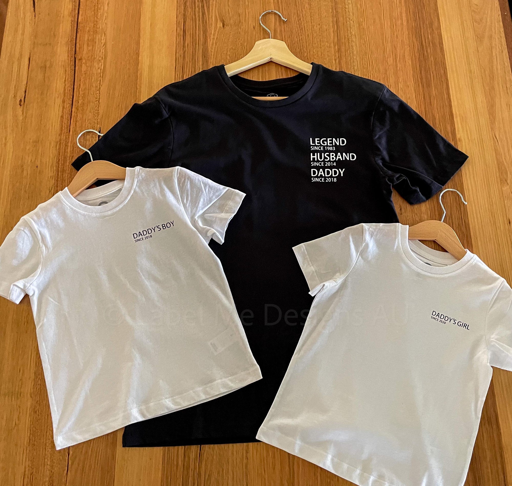 Personalised Father's Day Shirt Set – "Legend"
