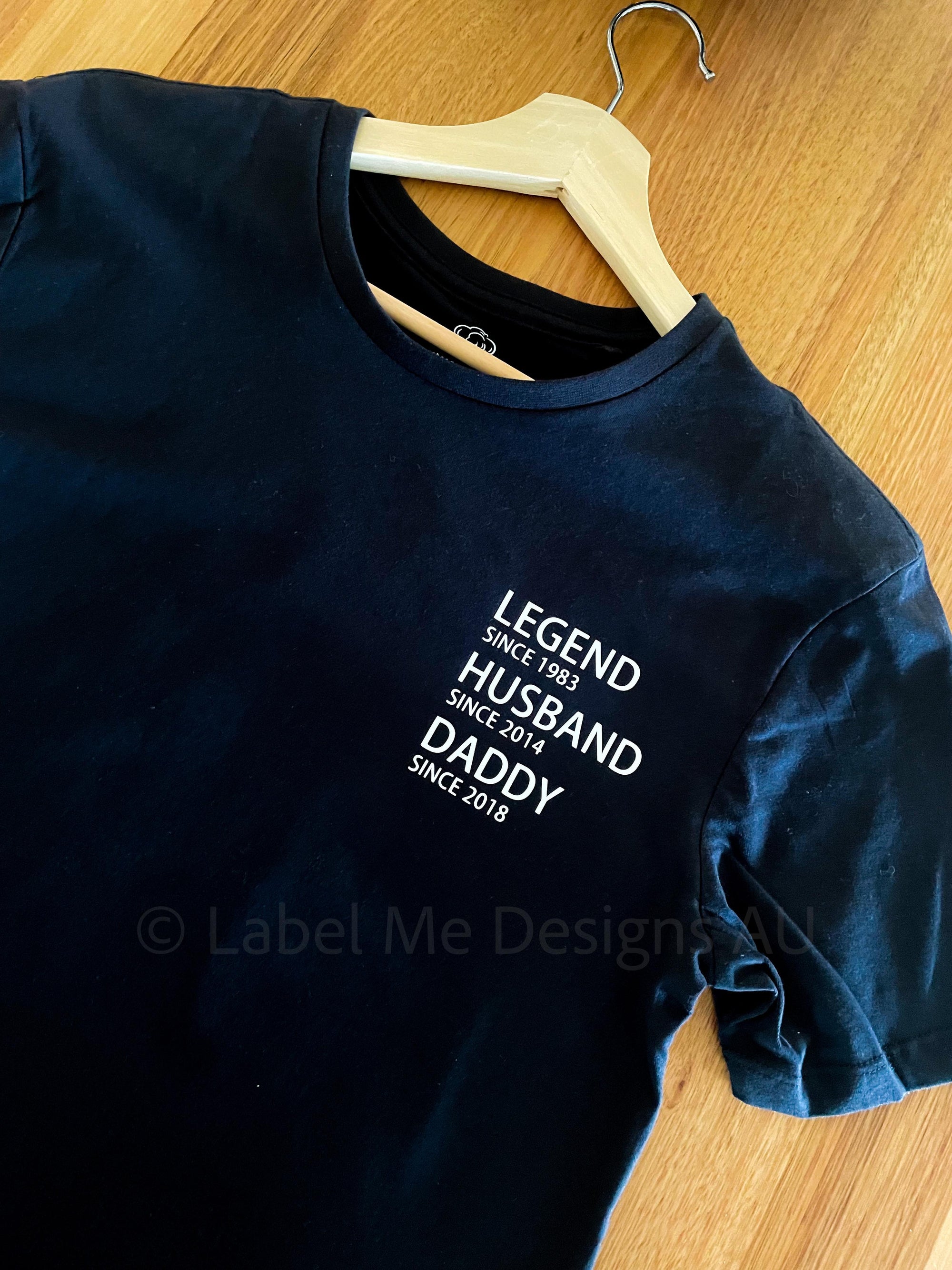 Personalised Father's Day Shirt Set – "Legend"