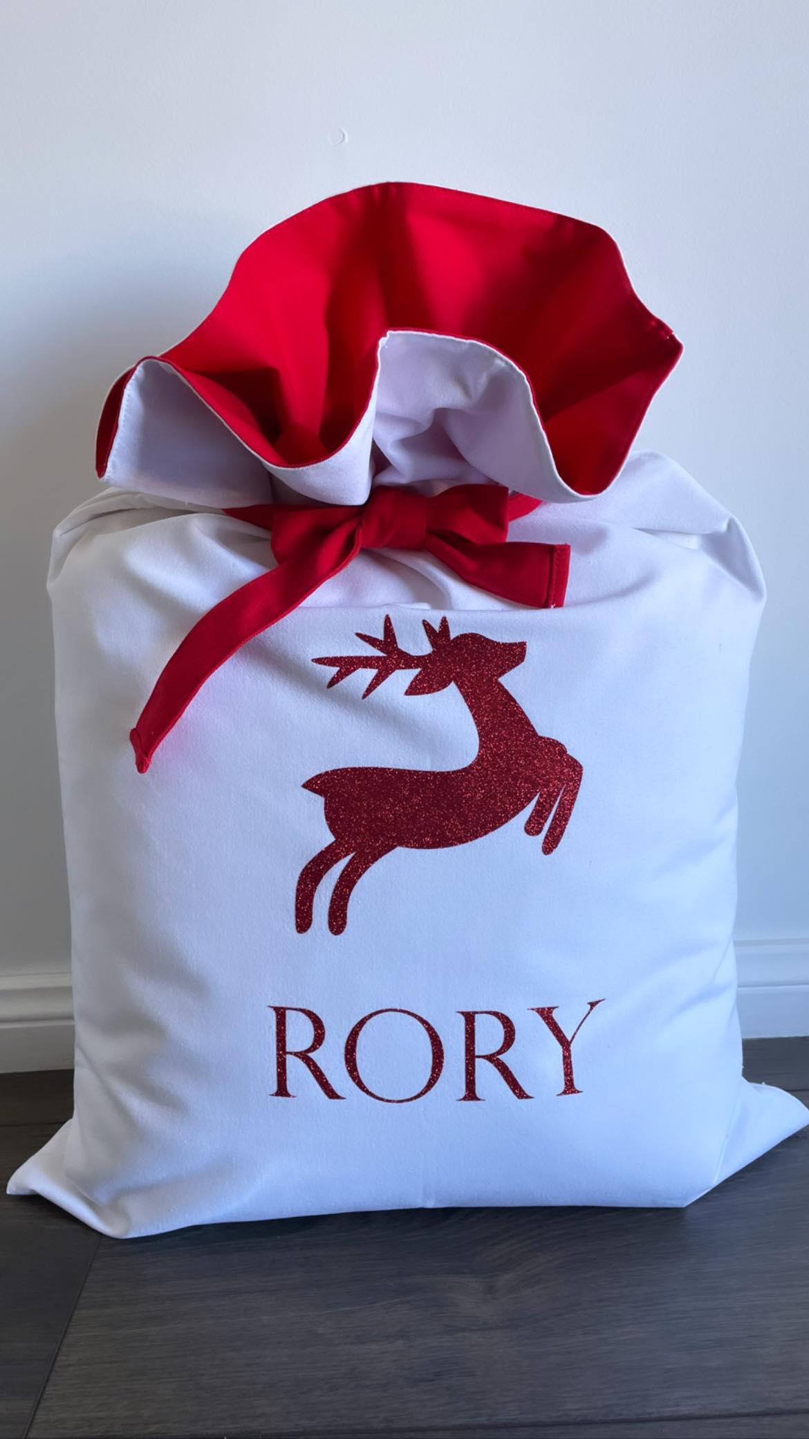 Personalised Christmas Santa Sack
