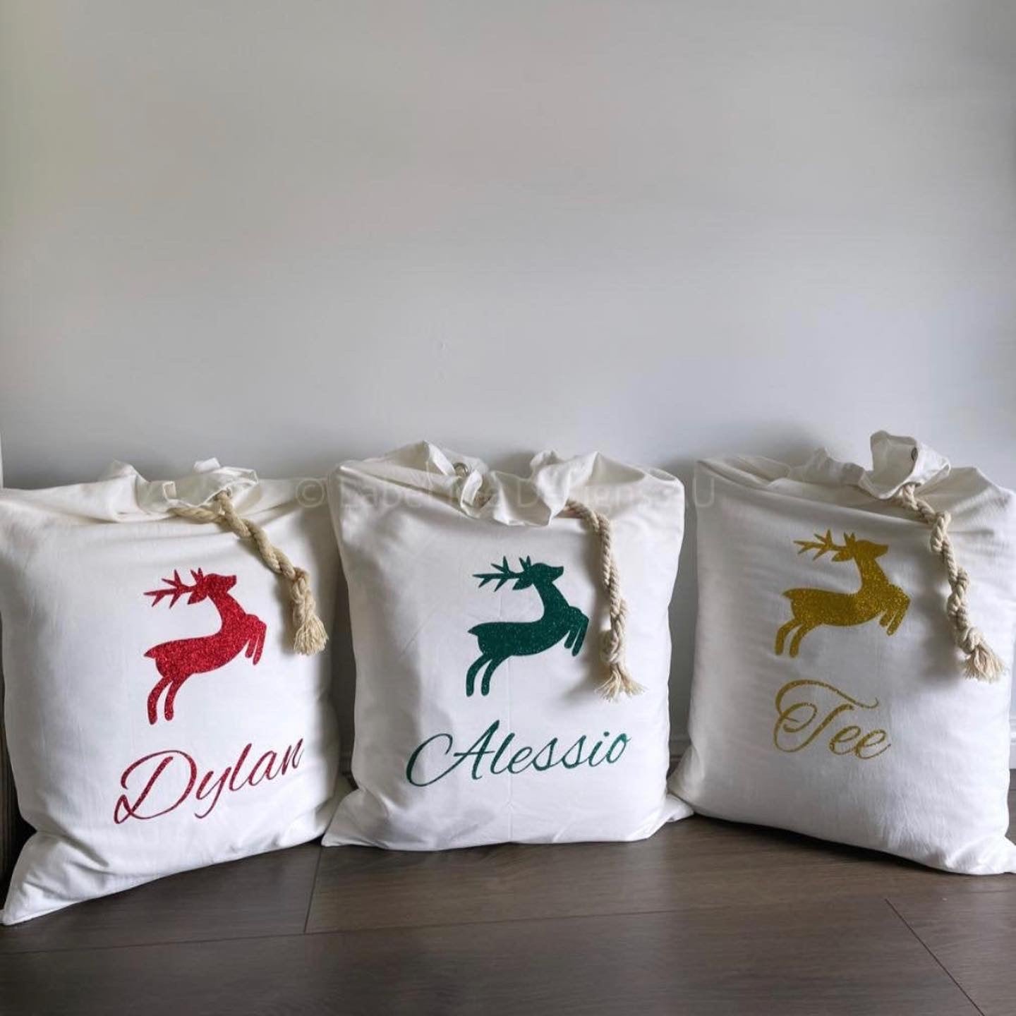 Personalised Christmas Santa Sacks