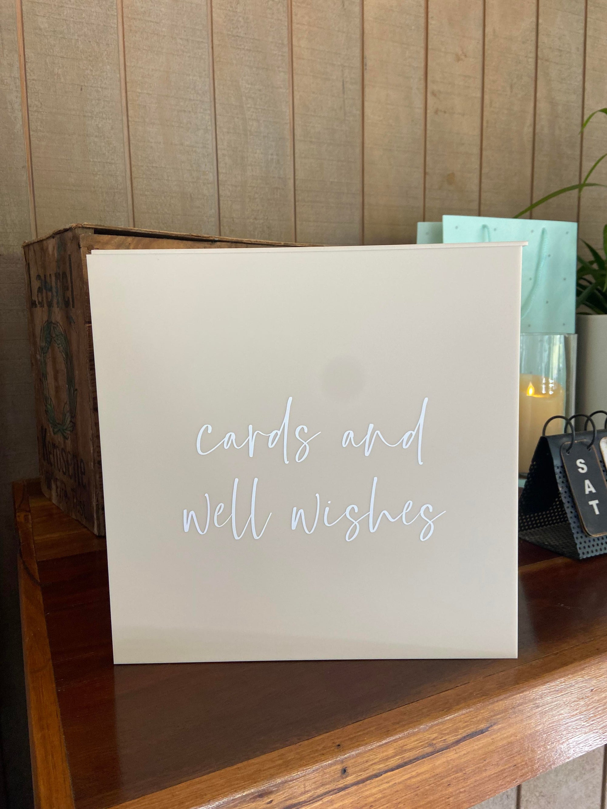 Acrylic Wishing Well – Hire Only (Coomera, Gold Coast)
