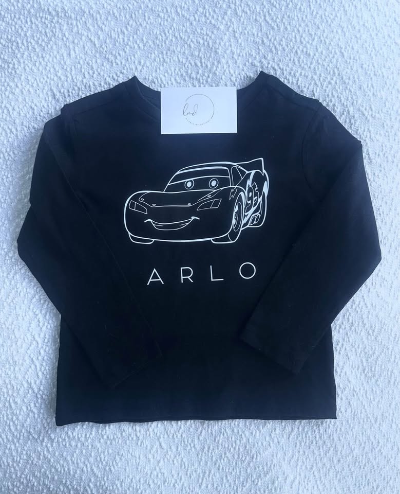 Personalised Car - Kids Top