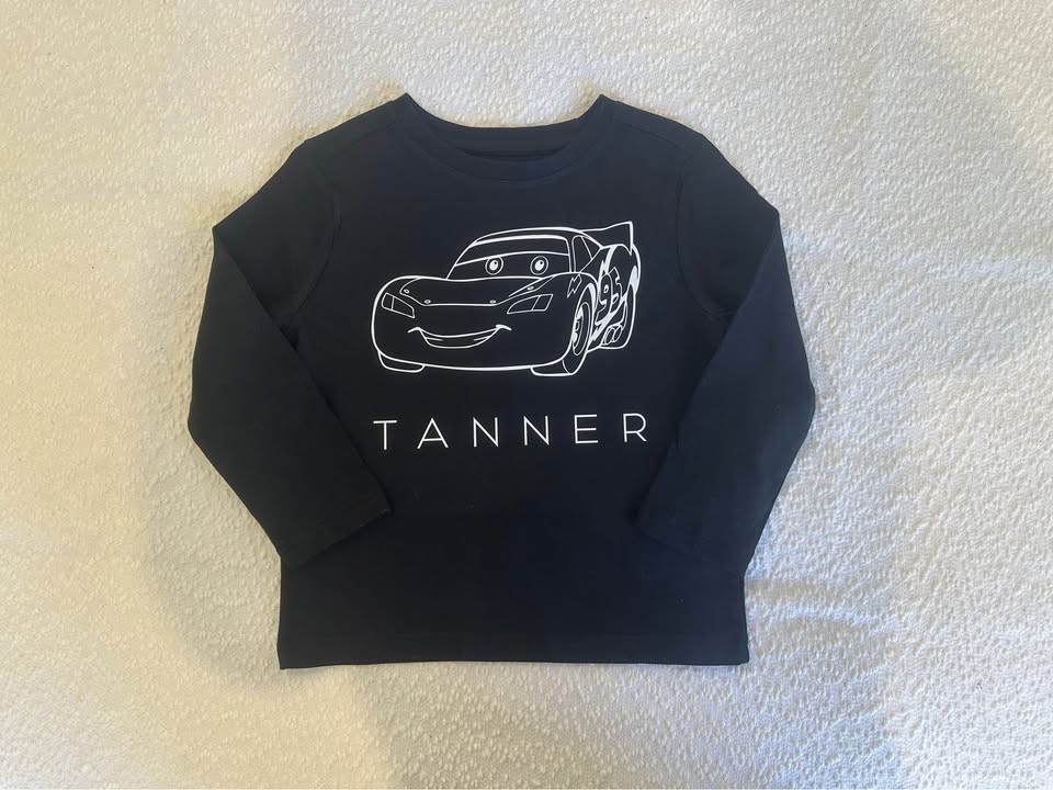 Personalised Car - Kids Top