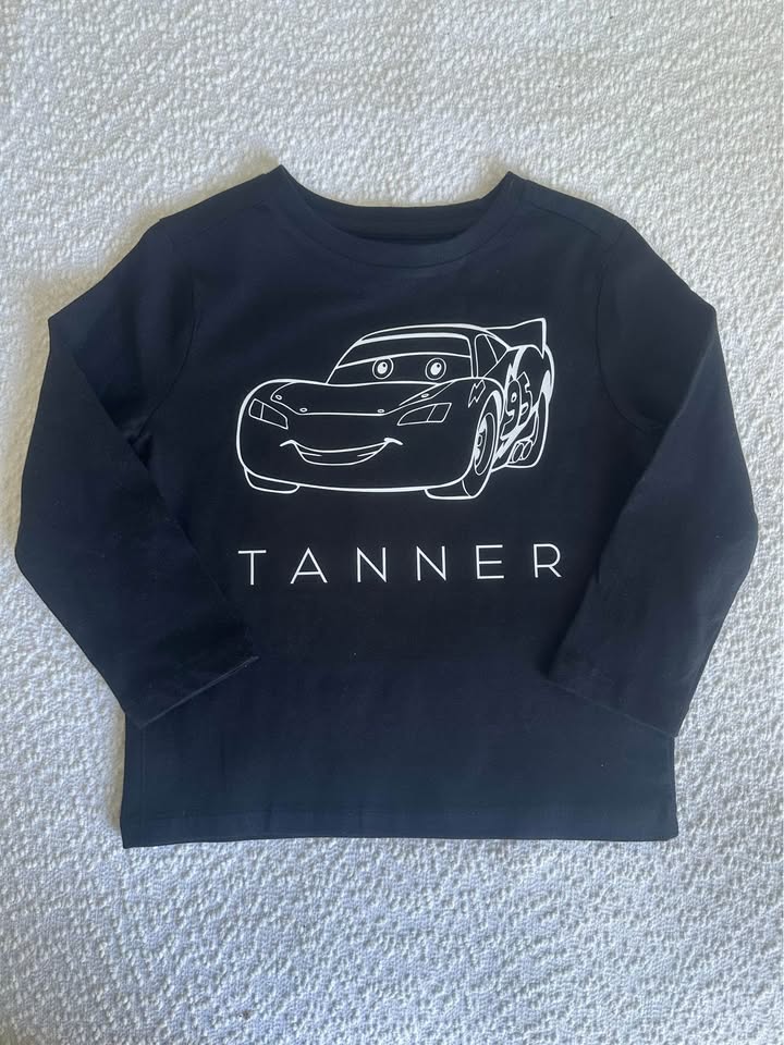 Personalised Car - Kids Top