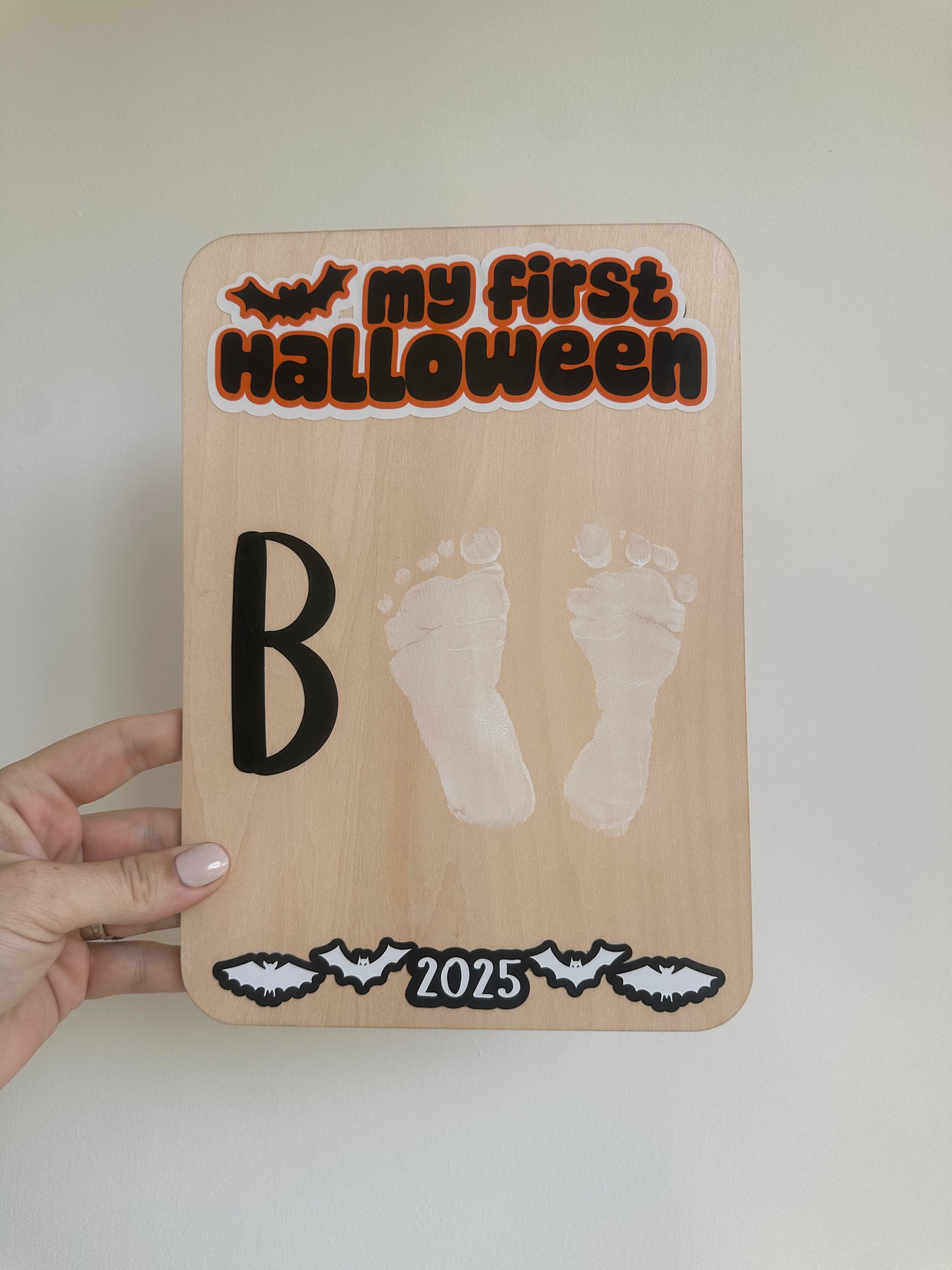 My First Halloween – Baby Boo Keepsake Board