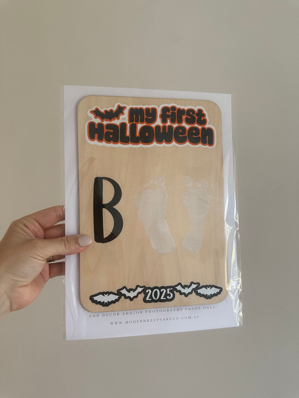 My First Halloween – Baby Boo Keepsake Board