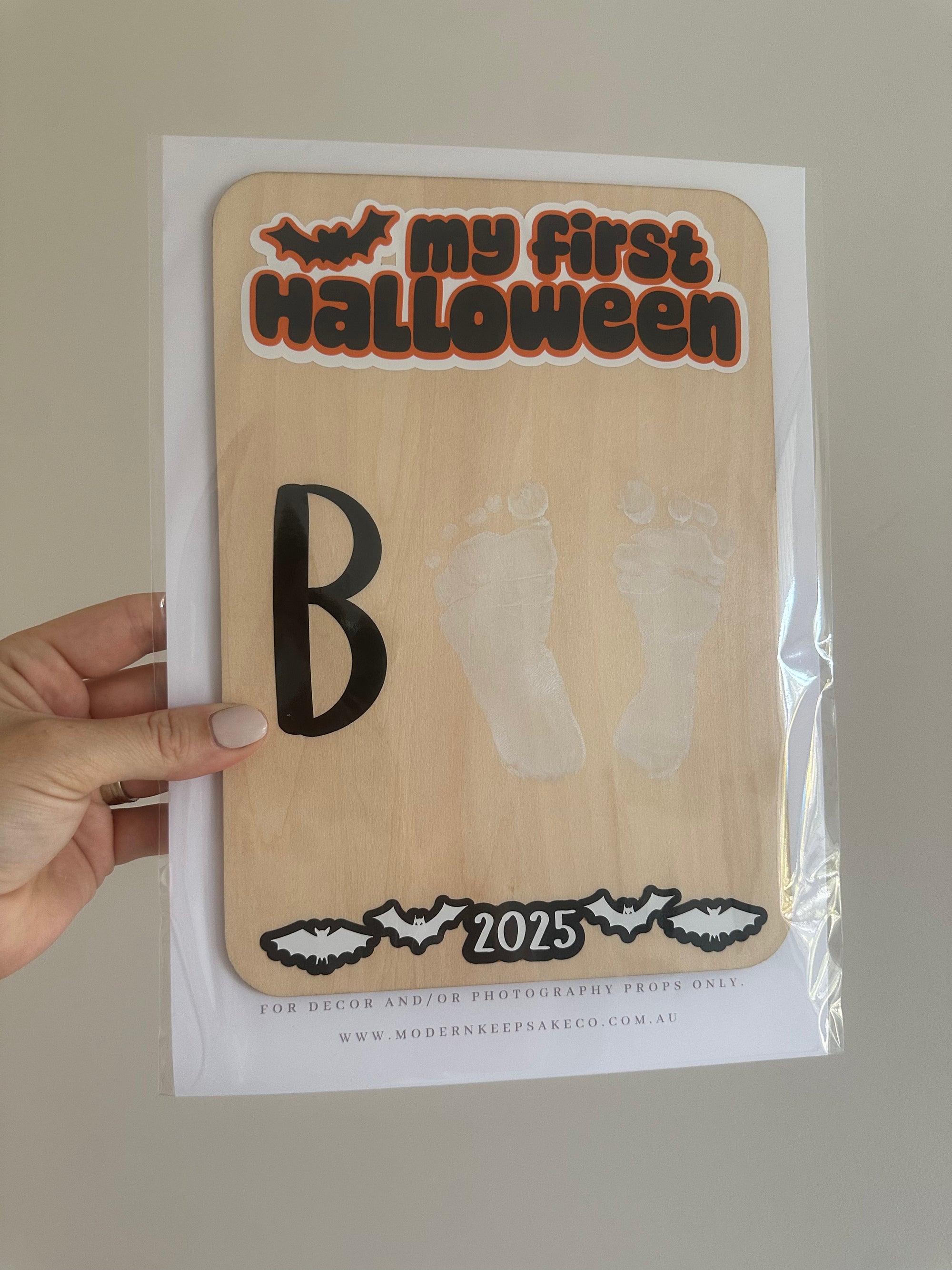 My First Halloween – Baby Boo Keepsake Board