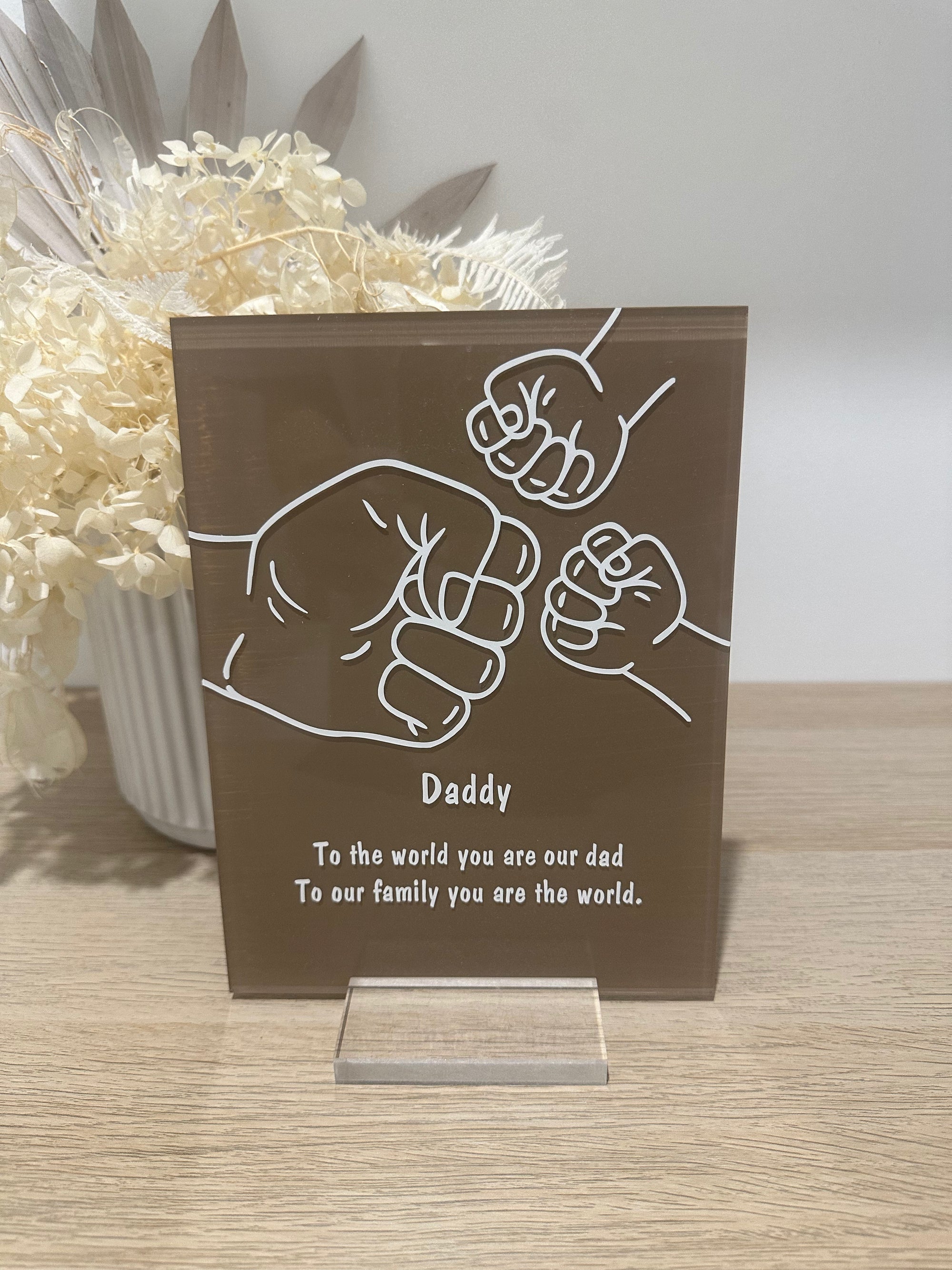 Personalised Father’s Day Acrylic Sign