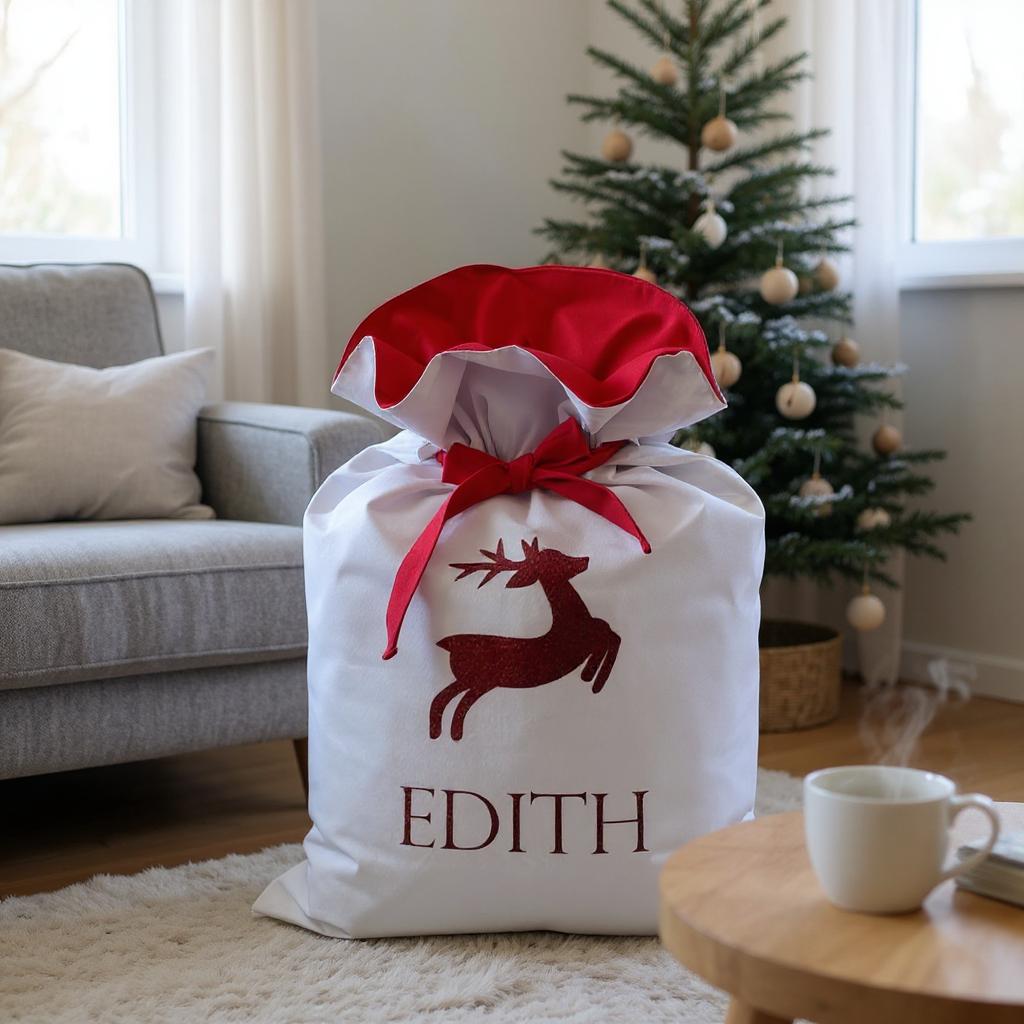 Personalised Christmas Santa Sack