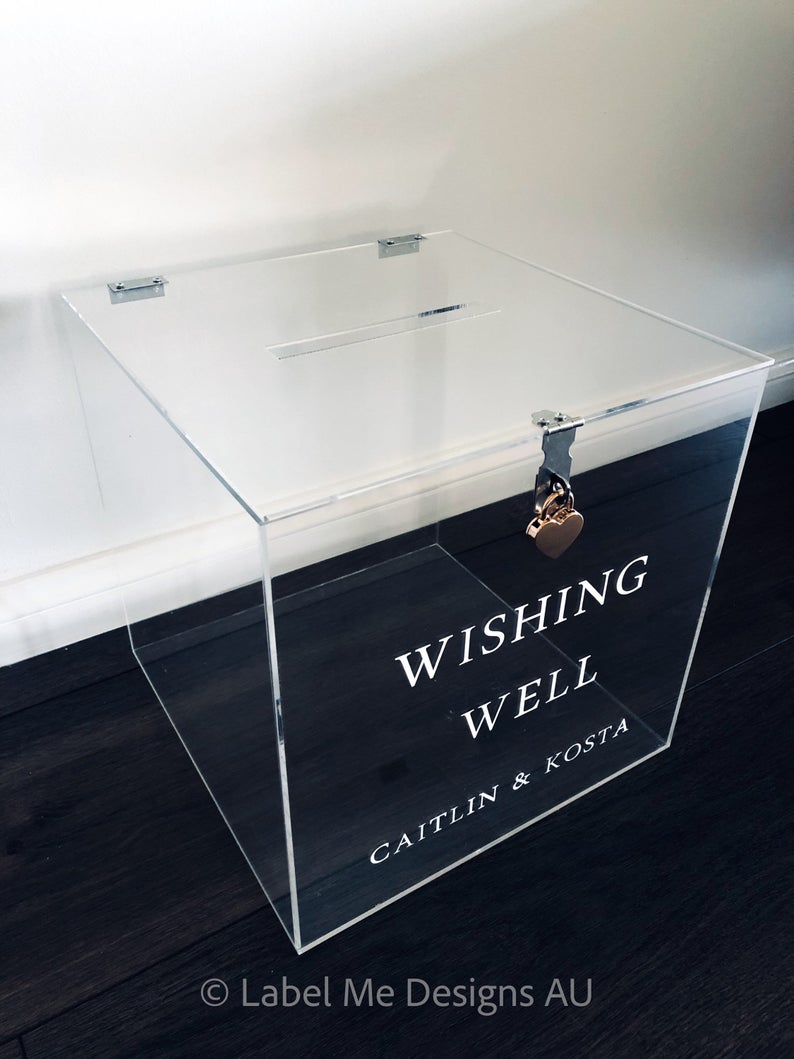Acrylic Wishing Well – Hire Only (Coomera, Gold Coast)
