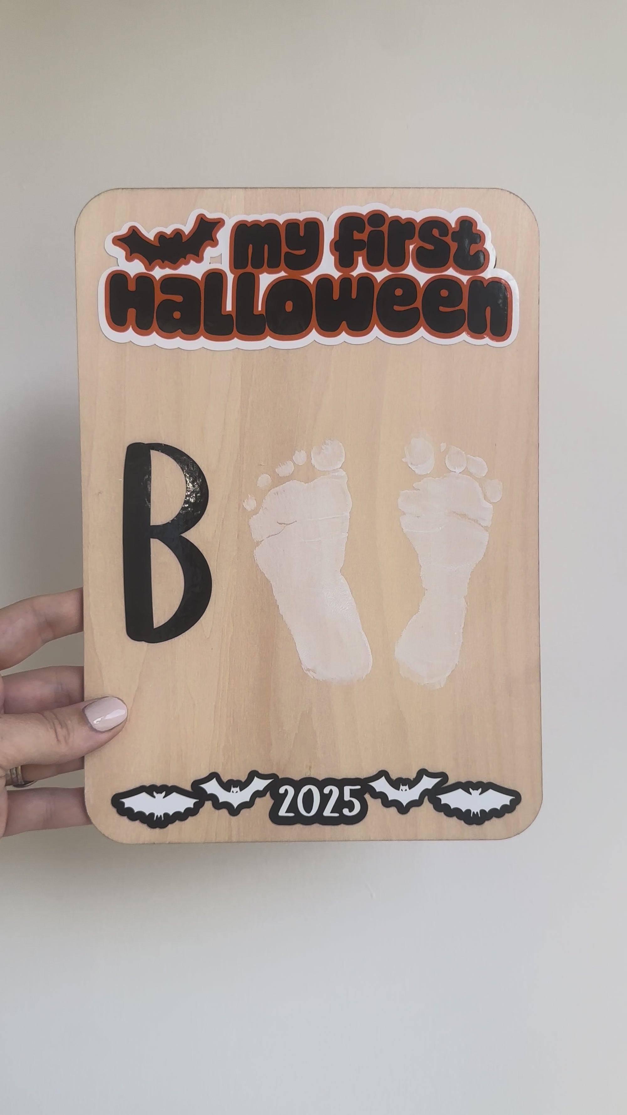 My First Halloween – Baby Boo Keepsake Board